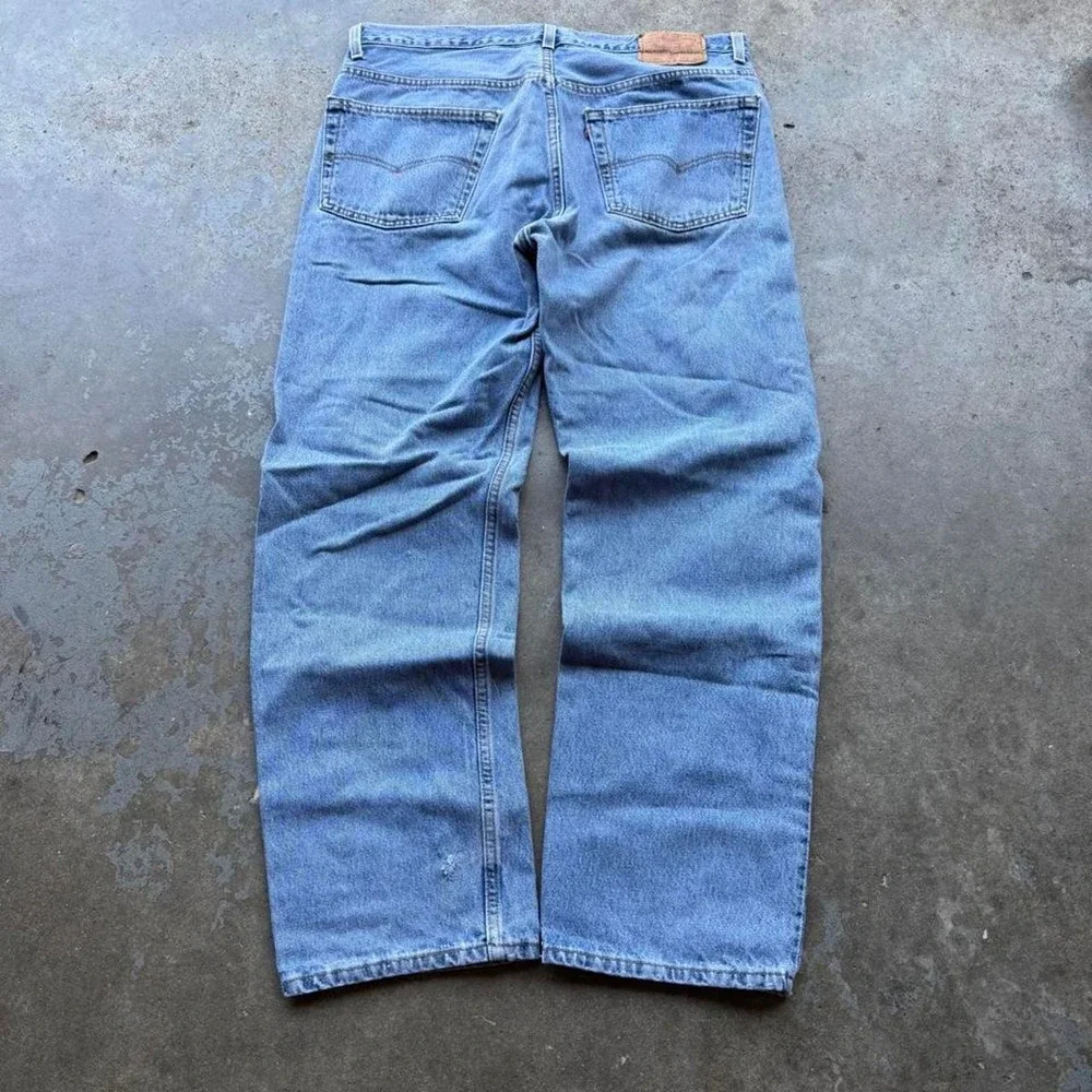 Vintage 90s Levi's 501s made in USA button fly jeans size 36x29